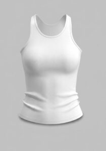 Camiseta de tirantes de mujer personalizada con espalda nadadora
